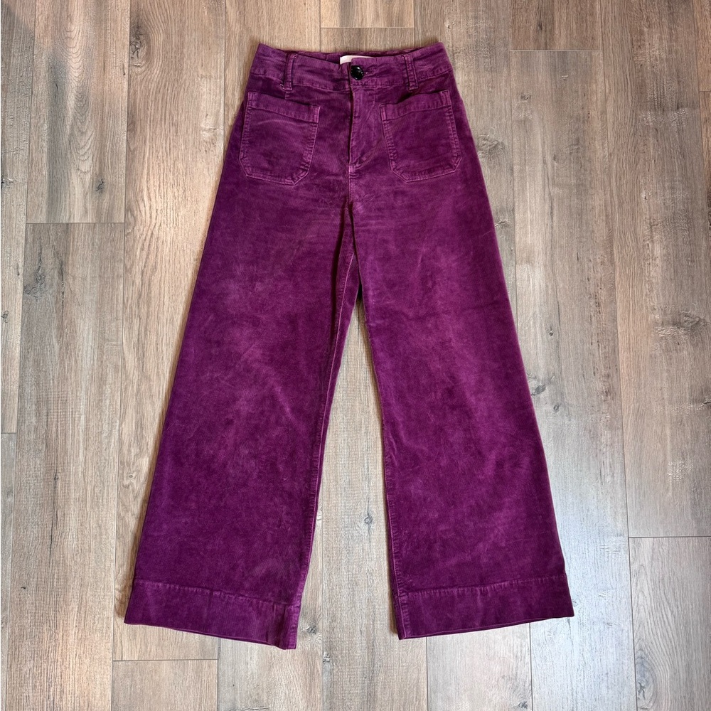 Dear John Plum Corduroy Pants